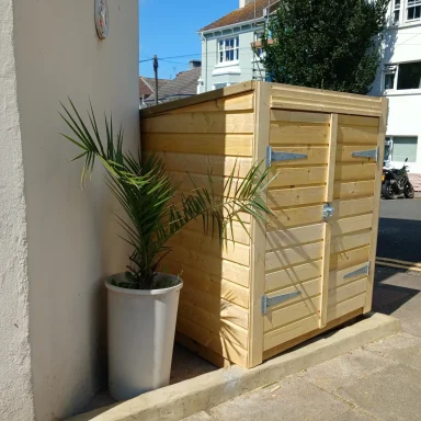 Custom bicycle storage Custom bike shed